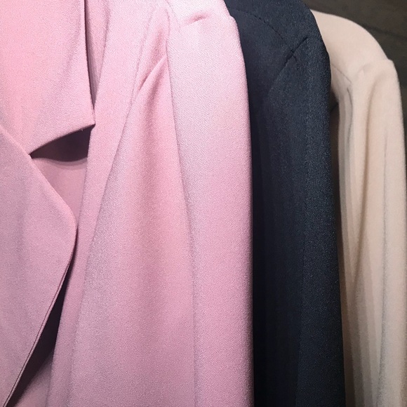 LAST 1✨Latte Tan Tie Waist Belt Jacket Coat - Picture 5 of 7